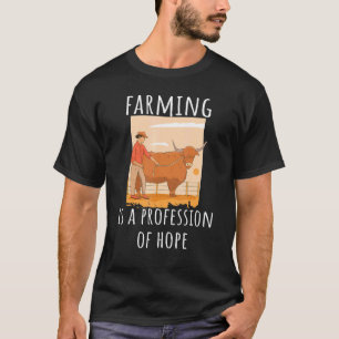 Camiseta Eslogan de agricultura agrícola agrícola agrícola