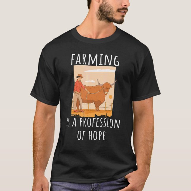 Camiseta Eslogan de agricultura agrícola agrícola agrícola  (Anverso)