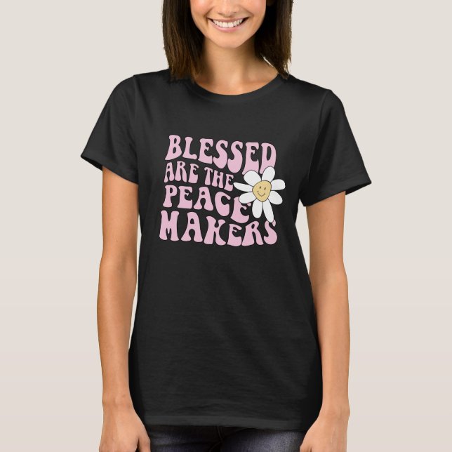 Camiseta Eslogan de Daisy and Peace Makers (Anverso)