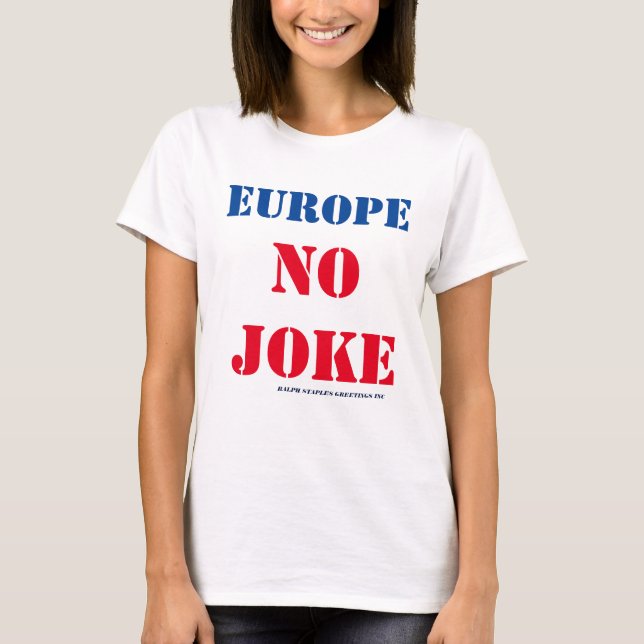 CAMISETA ESLOGAN DE EUROPA (Anverso)