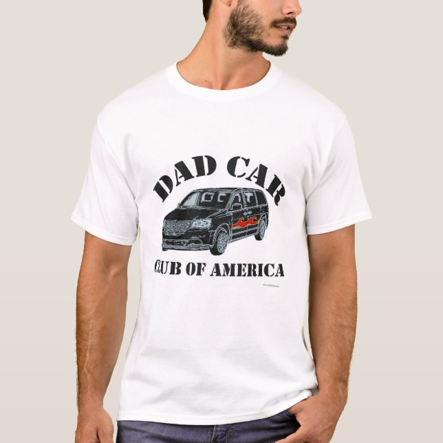 Camiseta Eslogan de parodia divertida del club de autos de  (Anverso)