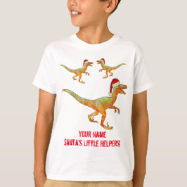 Camiseta Eslogan de Raptor Dinosaurio Festividad de Velocir
