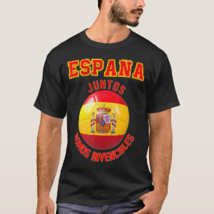 Camiseta Eslogan español para los hinchas de la selección e