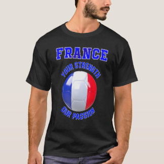 Camiseta Eslogan francés para hinchas de la selección franc