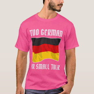 Camiseta Eslogan irónico cliché inmigrante alemán divertido