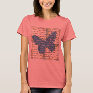Camiseta Eslogan Mariposa