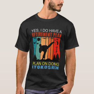 Camiseta Eslogan Retro Atardecer Jubilación  Planeo Hacer K