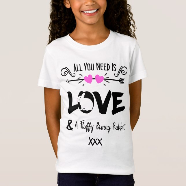 Camiseta Eslóganes amados y esponjosos grafos temáticos de  (Anverso)