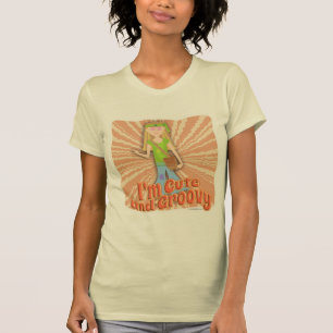 Camiseta Eslóganes Personalizado de Hippie Cute y Groovy