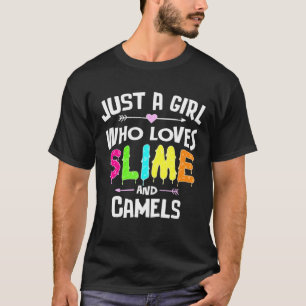 Camiseta Eslóganes Y Camellos Para Mujeres Chicas