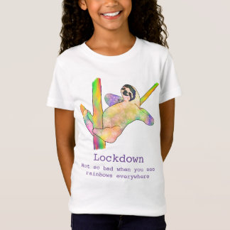 Camiseta Eslora de bloqueo de arcoiris adorable arte animal