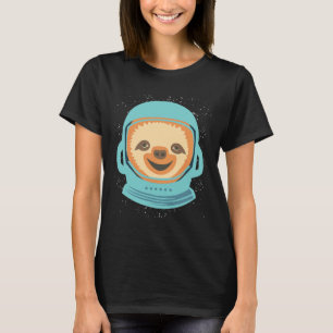 Camiseta Eslora del espacio ultraterrestre Nap Sloth Lazy 1