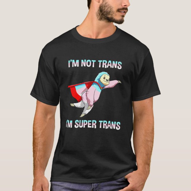 Camiseta Eslora del Orgullo Súper Transgénero (Anverso)