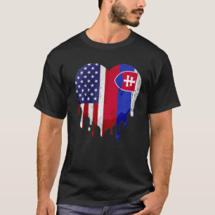 Camiseta Eslovaquia Bandera del Mes de la Herencia Eslovaca