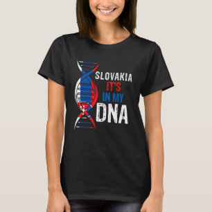 Camiseta Eslovaquia está en mi ADN Orgulloso Eslovaquia Esl