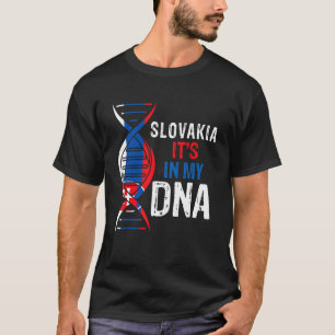 Camiseta Eslovaquia está en mi ADN Orgulloso Eslovaquia Esl
