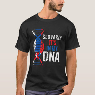 Camiseta Eslovaquia está en mi ADN Orgulloso Eslovaquia Esl