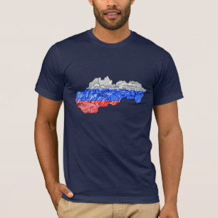 Camiseta Eslovaquia Flagcolor Map T-Shirt