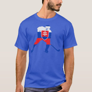 Camiseta Eslovaquia Jugador eslavo de hockey sobre hielo Lo