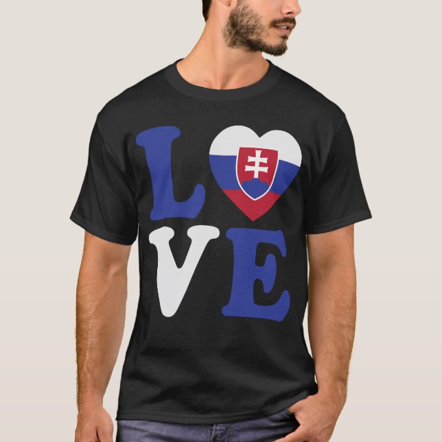 Camiseta Eslovaquia Loveheart (Anverso)