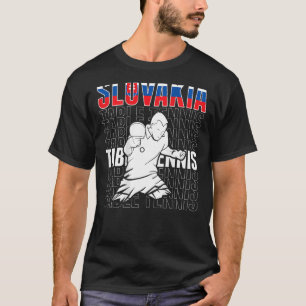Camiseta Eslovaquia Mesa Tenis Support Eslovaco Ping Pong T