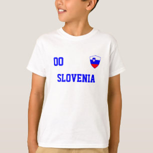 Camiseta Eslovenia Nombre Personalizado Y Número Fútbol