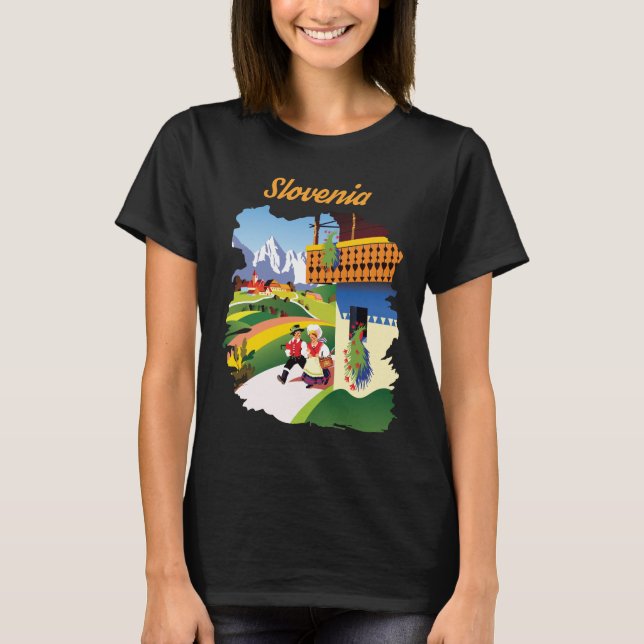 Camiseta Eslovenia tradicional (Anverso)