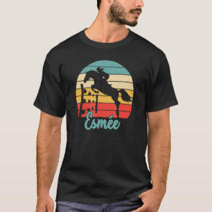 Camiseta Esmée Name Equestrian Esmée Horse Chica