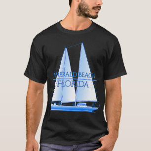 Camiseta Esmeralda Beach Florida Navegación Náutica Costera