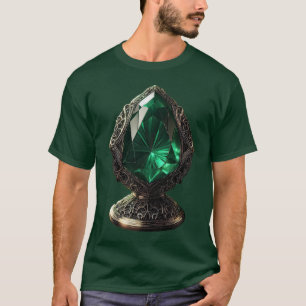Camiseta Esmeralda Gigante En El Pedestal De La Plata Estri