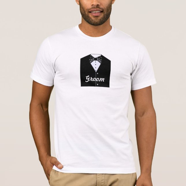 Camiseta Esmoquin Negro (Anverso)