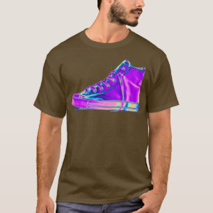 Camiseta Esnigador holográfico púrpura