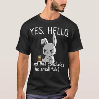 Camiseta Eso concluye que Pequeña Charla Divertida Introver
