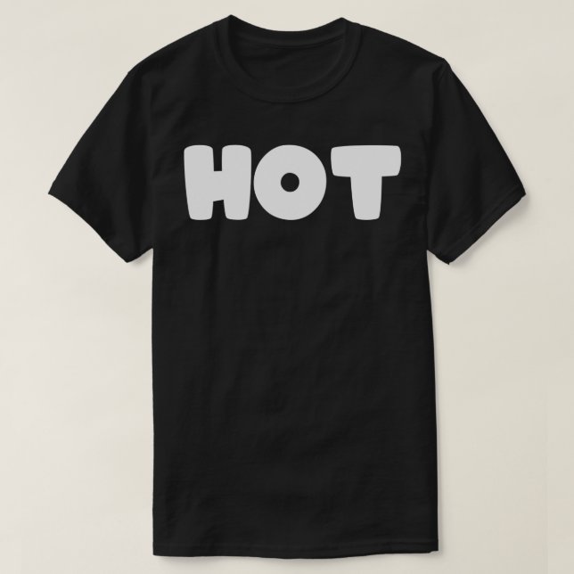 Camiseta Eso dice HOT (Diseño del anverso)