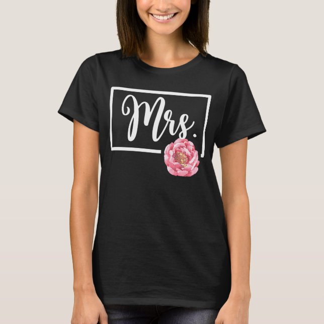Camiseta Eso Dice Sra Flor Boda Despedida de Soltera D (Anverso)
