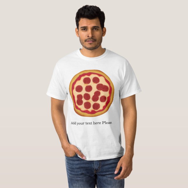 Camiseta Eso es algo de pizza (Anverso completo)