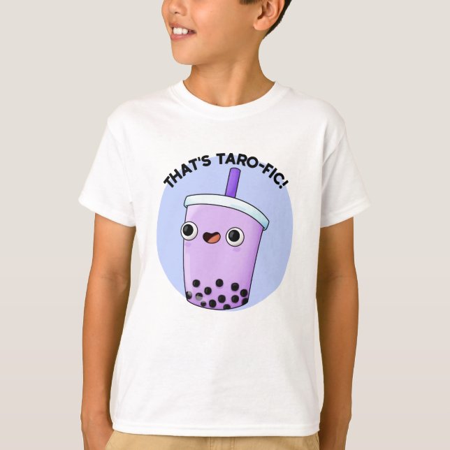 Camiseta Eso es divertido de Boba Tea Pun. (Anverso)