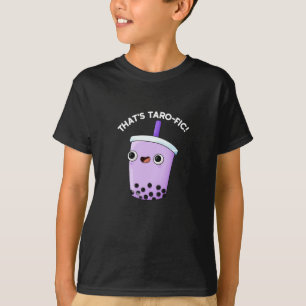 Camiseta Eso es divertido, Taroffic Boba Tea Pun Dark BG
