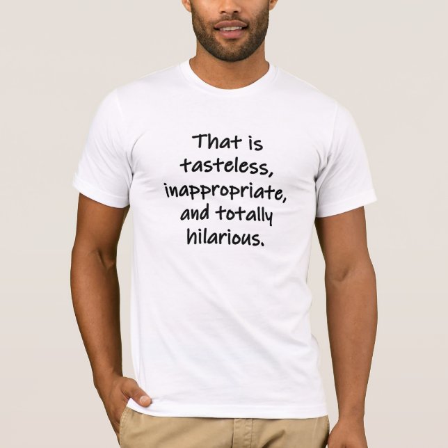 Camiseta Eso es Insípido (Anverso)