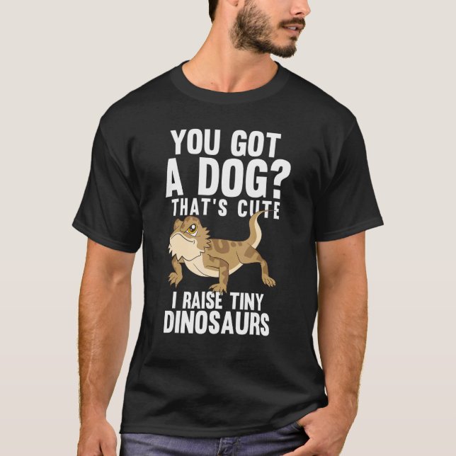 Camiseta Eso es lindo, levanto dinosaurios pequeños dragone (Anverso)