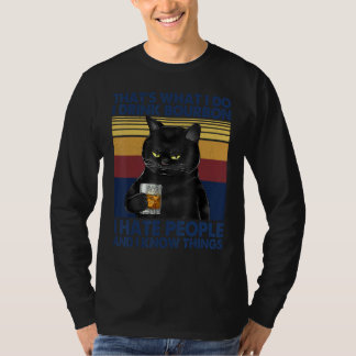 Camiseta Eso es lo que bebo Borbón y sé cosas