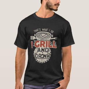 Camiseta Eso es lo que bebo y asador