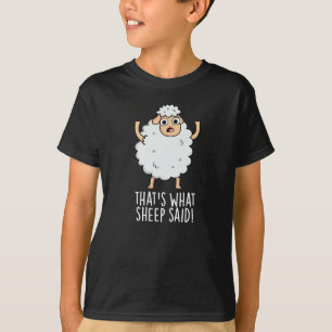 Camiseta ¡Eso es lo que dijo la oveja Chiste de animal dive