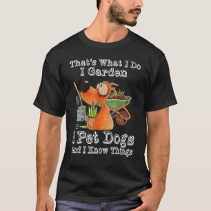 Camiseta Eso es lo que hago, jordano, Mascota perros y sé q