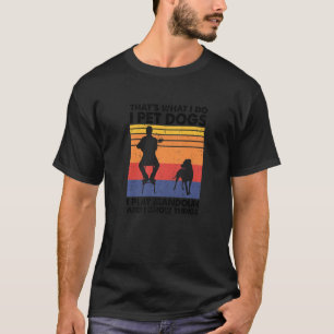 Camiseta Eso es lo que hago, Mascota perros, toco mandolin 
