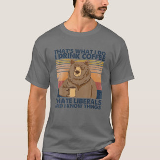 Camiseta Eso es lo que hago para beber café.