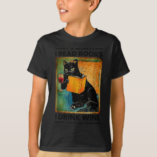 Camiseta Eso es lo que hago yo leo libros yo bebo vino yo s
