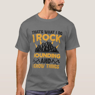 Camiseta Eso es lo que hago, yo rock Hounding familia de Ge