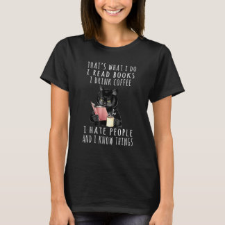 Camiseta Eso es lo que leo libros que tomo café Gorra