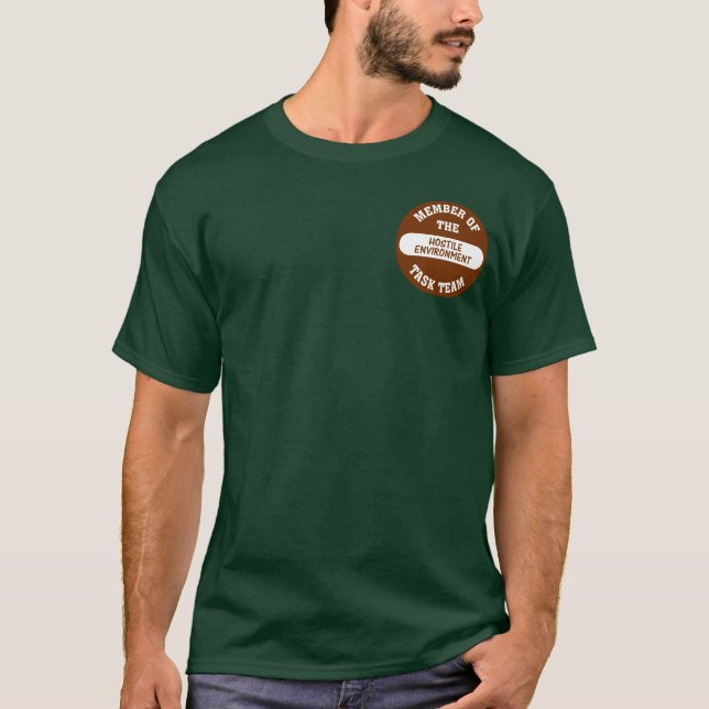 Camiseta Eso es lo que llamo un ambiente de trabajo hostil (Anverso)